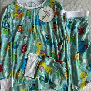 Little Sleepies Sesame Street Kids Pajamas 5/6